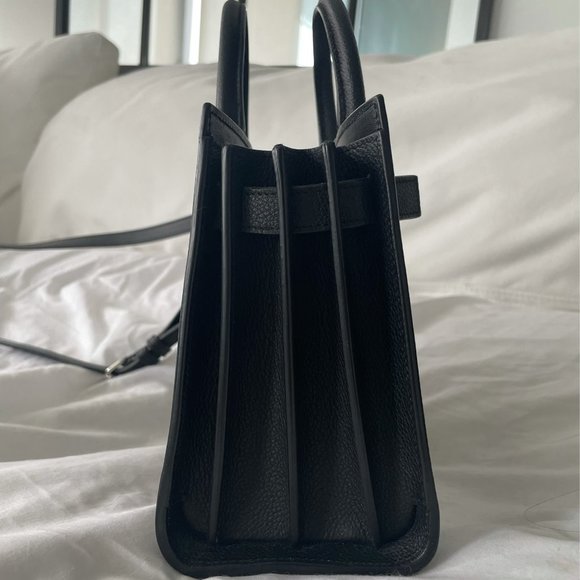 Saint Laurent Black Nano Sac Du Jour - Picture 2 of 6